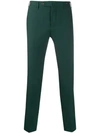 Pt01 Skinny-fit Chinos In Green