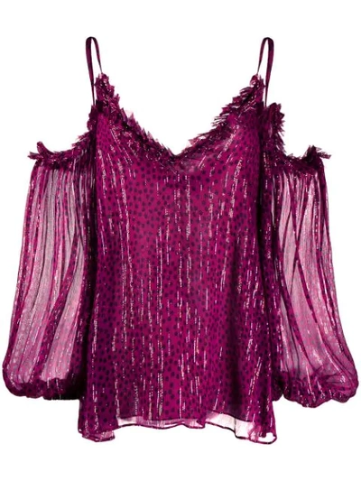 Stella Mccartney Kiara Top In Purple