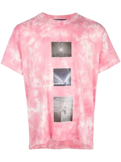 Lost Daze Tie Dye Effect T-shirt In Pink