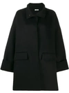 P.a.r.o.s.h Single Breasted Coat In Black