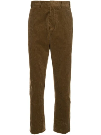 N°21 Corduroy Straight-leg Trousers In Brown