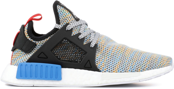 Pre-owned Adidas Originals Nmd Xr1 Primeknit Multi-color In Bright Blue /black/red