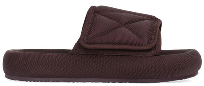 Pre-owned Yeezy  Supply Nylon Slipper Oxblood (w)