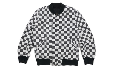 Pre-owned Supreme  Reversible Checkered Ma-1 Bomber Black