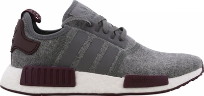 Pre-owned Adidas Originals Nmd R1 Wool Grey Four Maroon In Grey  Four/footwear White/maroon | ModeSens