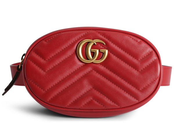 belt bag gucci red