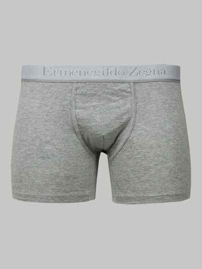 Ermenegildo Zegna Boxer In Light Grey