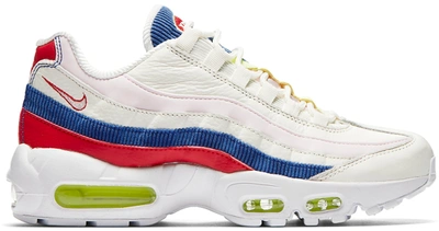 Pre-owned Nike Air Max 95 Corduroy Panache (women's) In Sail/racer Blue-arctic Pink