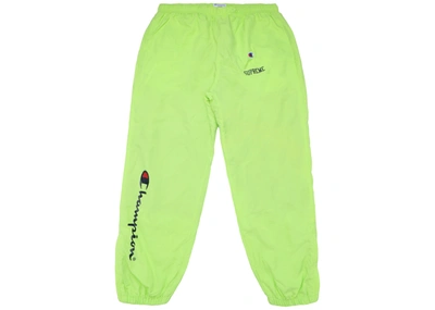 Pre-owned Supreme  Champion Track Pant Lime