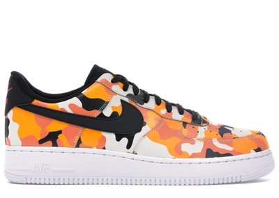 Pre-owned Nike  Air Force 1 Low Camo Orange In Team Orange/black