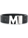 Mcm Claus Reversible Belt In Black