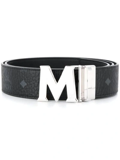 Mcm Claus Reversible Belt In Black