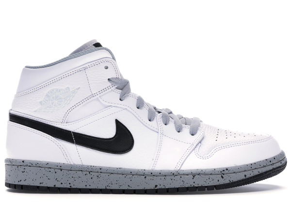 jordan 1 mid white wolf grey