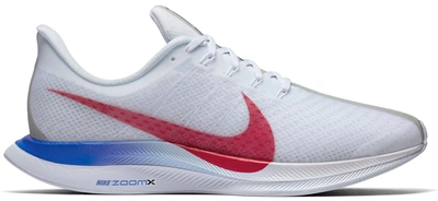 Pre-owned Nike  Zoom Pegasus 35 Turbo Blue Ribbon Sports In White/blue Void-racer Blue-university Red