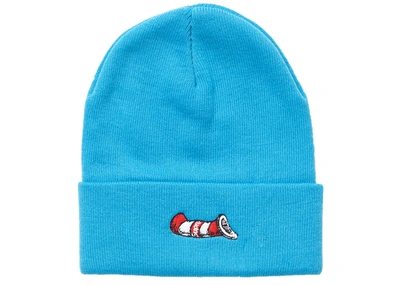 Pre-owned Supreme  Cat In The Hat Beanie Blue
