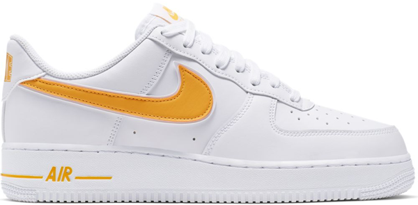 air force 1 white university gold