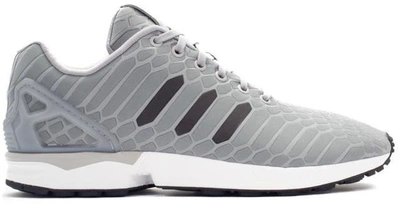 Pre-owned Adidas Originals  Zx Flux Xeno Silver In Light Onix/white