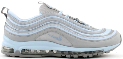 Pre-owned Nike Air Max 97 Metallic Silver Ice Blue (women's) In Metallic Silver/ice Blue-medium Grey
