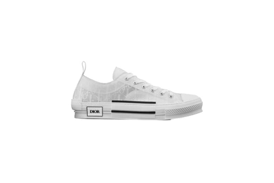 Pre-owned Dior  B23 Low Top Oblique In White