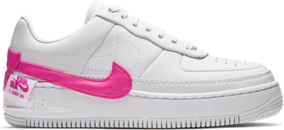 Pre-owned Nike Air Force 1 Jester Xx White (women's) In White Laser Fuchsia