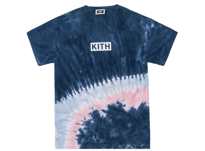 Pre-owned Kith Summer Tie Dye Tee Blue/pink