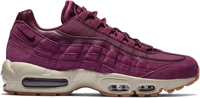 Pre-owned Nike  Air Max 95 Se Bordeaux In Bordeaux Desert Sand Black Bordeaux