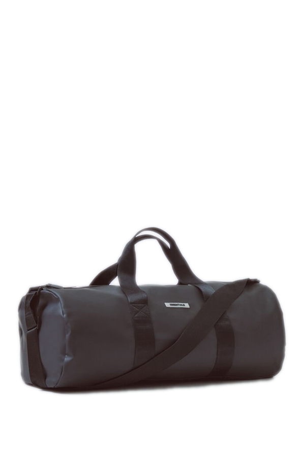 Pre-owned Fear Of God Essentials Waterproof Duffel Bag Black 