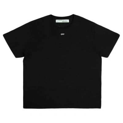 Pre-owned Off-white Oversized Diag Skulls T-shirt Black/multicolor