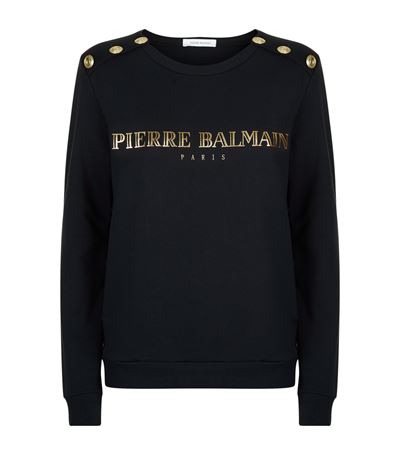 Pierre Balmain Logo Sweatshirt | ModeSens