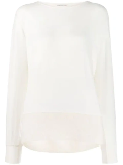 Stefano Mortari Long-length Jumper In White