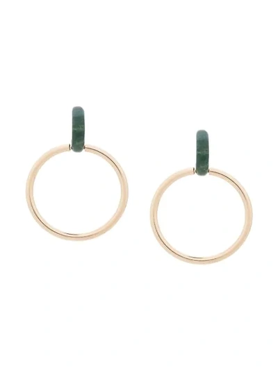 Annika Inez Torus Hoops Earrings In Gold