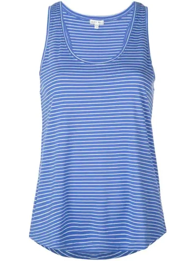 Alex Mill Striped Tank Top In Ivory/electric Blue