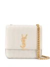 Saint Laurent Vicky Shoulder Bag In Neutrals