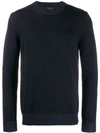 Roberto Collina Long Sleeve Knitted Jumper In Blue