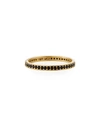 Armenta Women's Sueno 18k Yellow Gold & Black Sapphire Stacking Ring