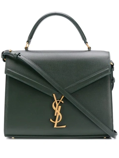 Saint Laurent Cassandra Top-handle Bag In Green