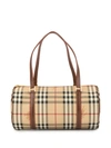 Burberry Check Tote Bag - Brown