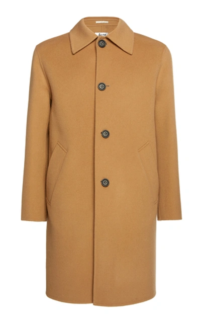 Acne Studios Chad Wool And Cashmere-blend Coat In Brown