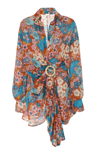Dodo Bar Or Lora Floral-print Cotton-voile Mini Dress | ModeSens