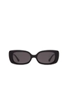 Velvet Canyon Women's Zou Bisou Square-frame Acetate Sunglasses In Black,neutral