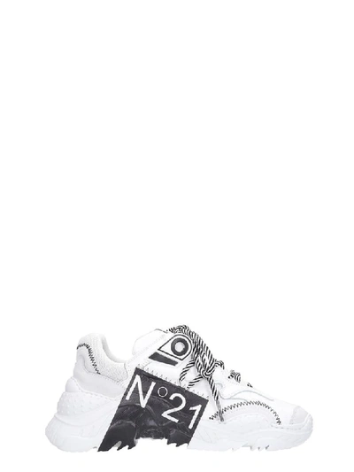 N°21 Billy Sneakers In White Leather