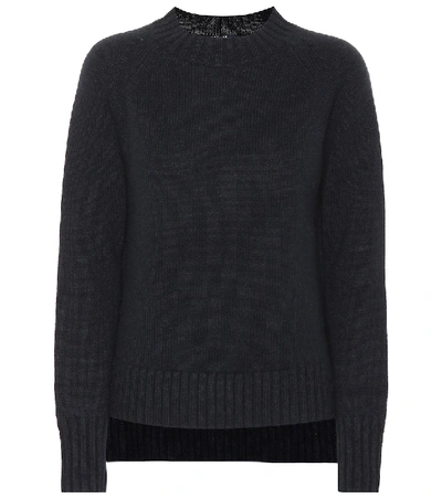 Max Mara Modena Wool And Cashmere Sweater In Blue