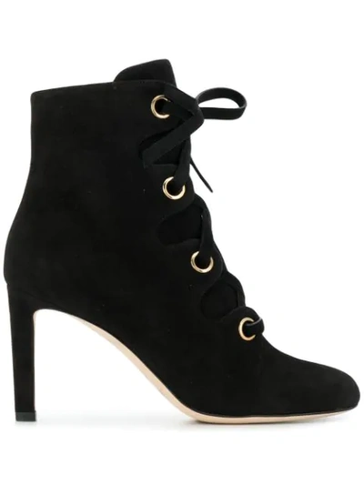 Jimmy Choo Blayre 85 Boots In Black