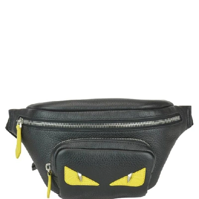 Fendi Bag Bugs Zipped Belt Bag In Black