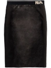Prada Classic High Rise Skirt In Black
