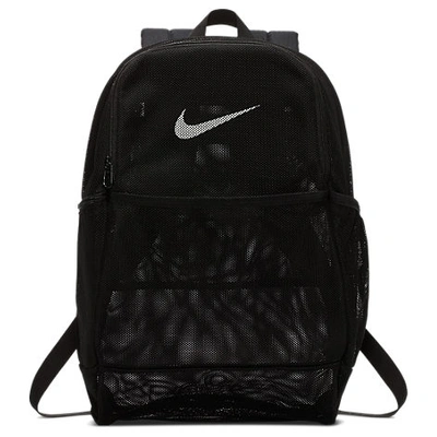 Nike Brasilia Mesh Training Backpack In Black
