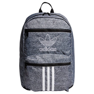 Adidas Originals National 3-stripes Backpack In Grey