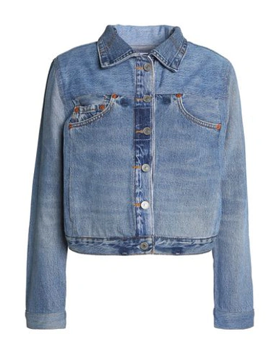 Re/done With Levi's Denim Outerwear In Blue
