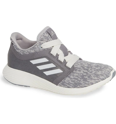 Adidas Originals Edge Lux 3 Knit Sneakers In Grey/ Cloud White/ Silver