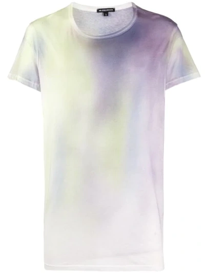 Ann Demeulemeester Hand-painted Cotton T-shirt In White